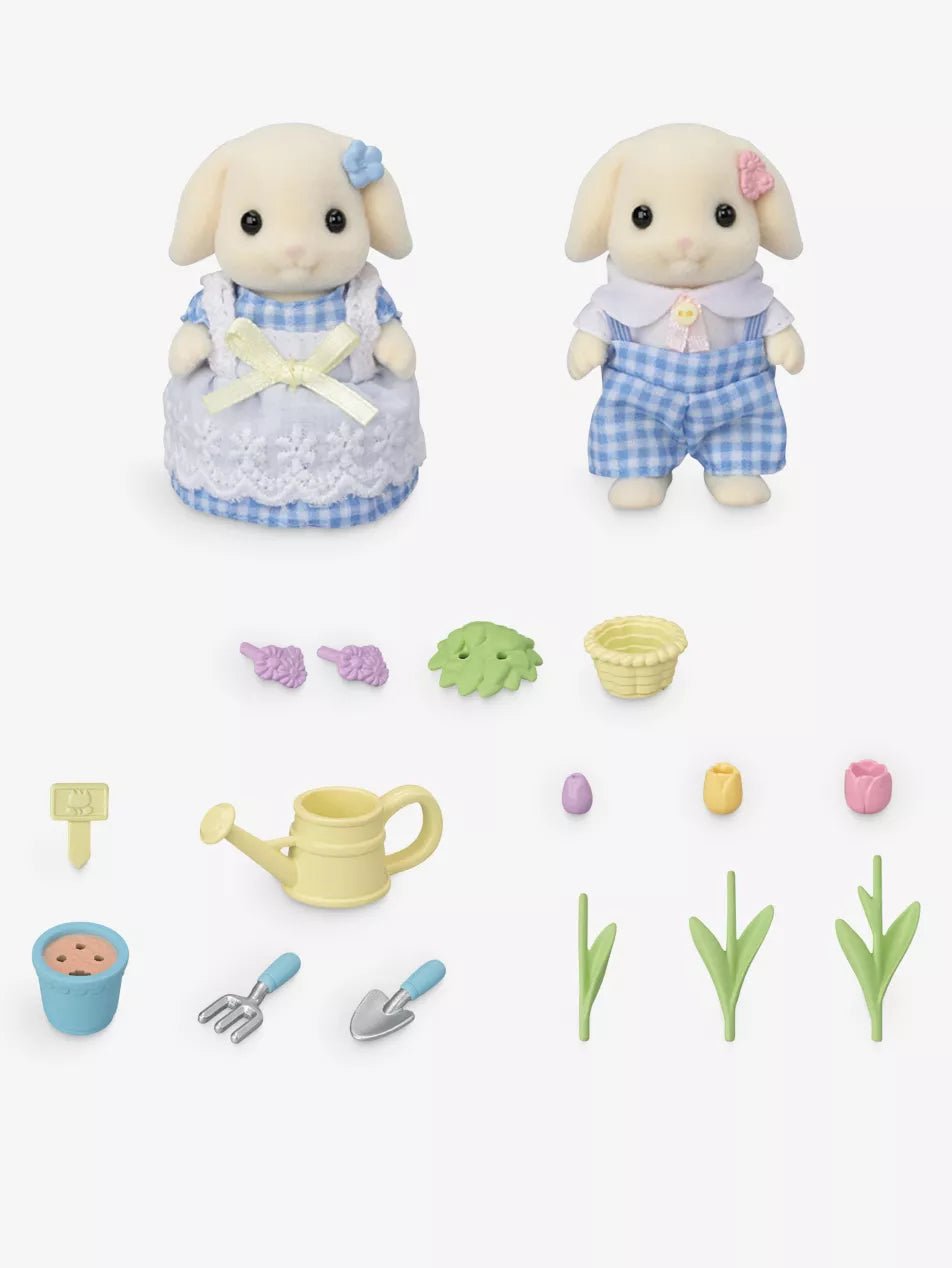 Sylvanian Families Blossom Gardening Set -Flora Rabbit Sister & Brother 04422186 — image 3