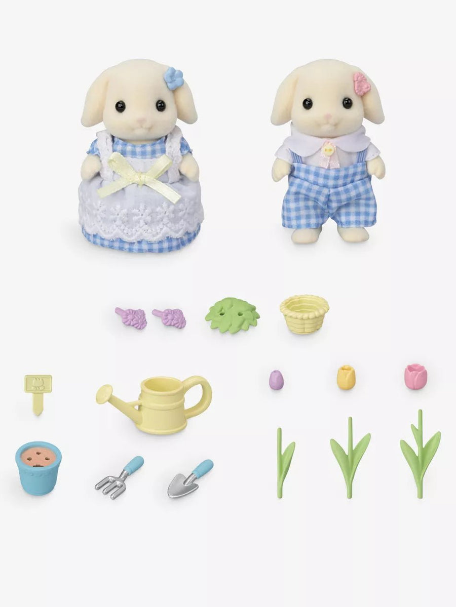 Sylvanian Families Blossom Gardening Set -Flora Rabbit Sister & Brother 04422186 — image 3