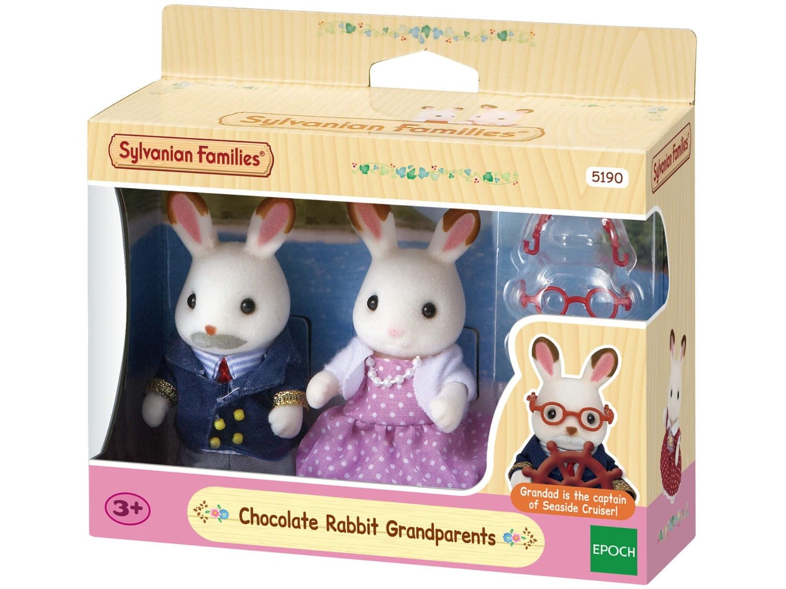 Sylvanian Families Chocolate Rabbit Grandparents 5190 - Colorland Toys