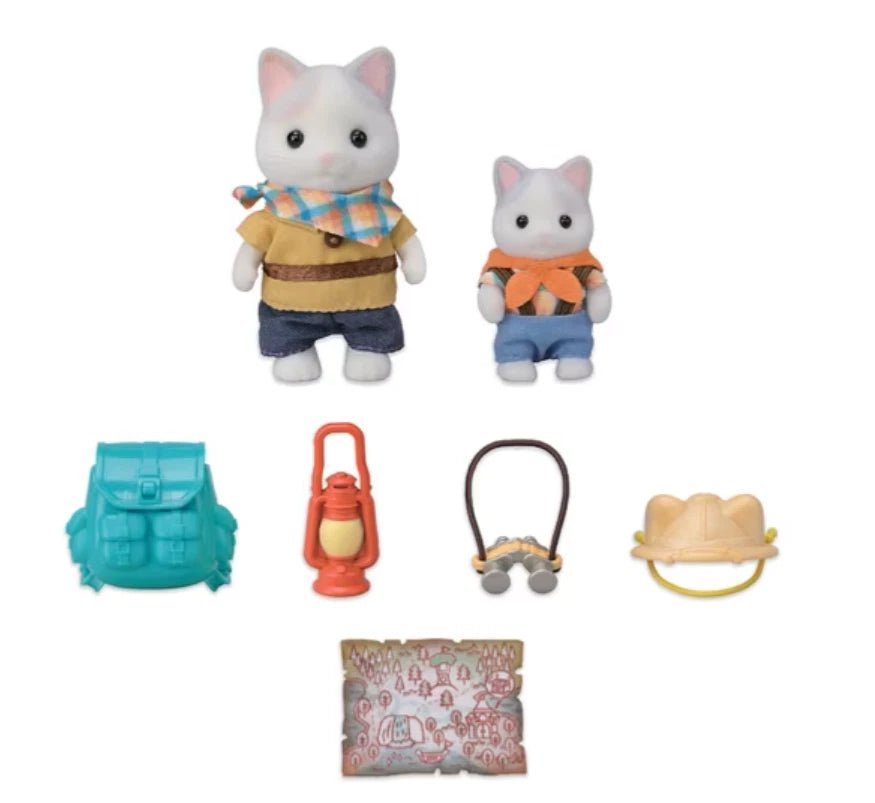 Sylvanian Families Exciting Exploration Set – Latte Cat Brother &amp; Baby — image 1