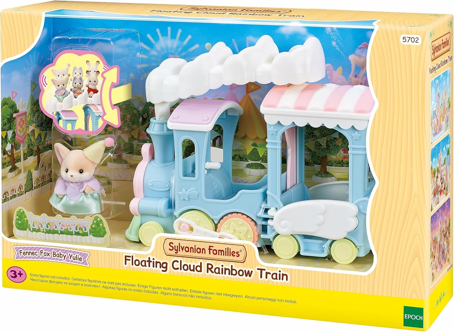 Sylvanian Families Floating Cloud Rainbow Train 5702 - Colorland Toys