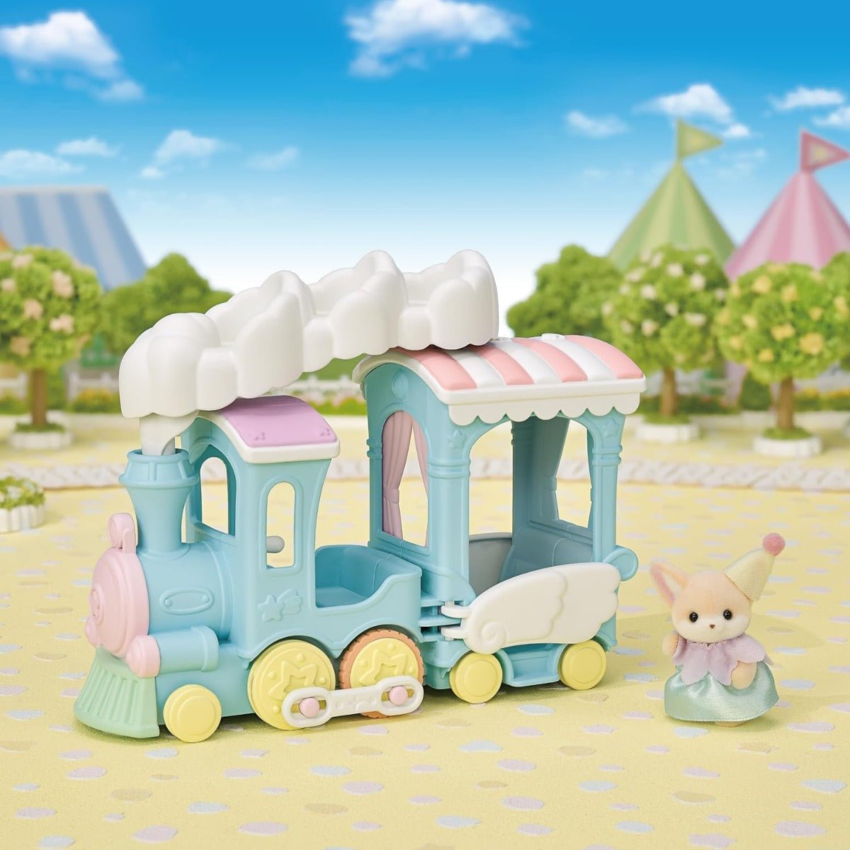 Sylvanian Families Floating Cloud Rainbow Train 5702 - Colorland Toys