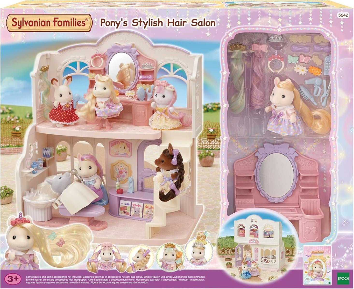 Sylvanian Families Pony's Stylish Hair Salon 5642 - Colorland Toys
