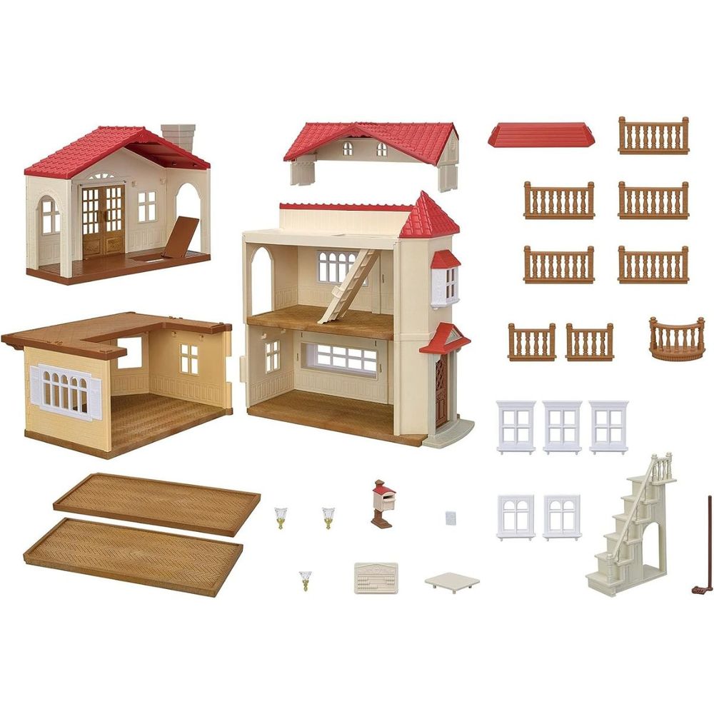 Sylvanian Families Red Roof Country Home Secret Attic Playroom 5708 - Colorland Toys