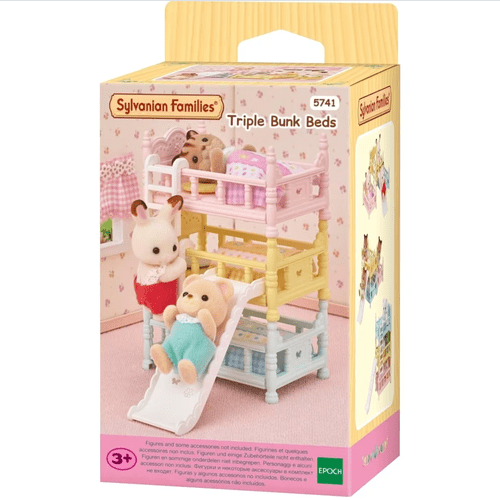 Sylvanian Families Triple Bunk Beds Set 5741 - Colorland Toys