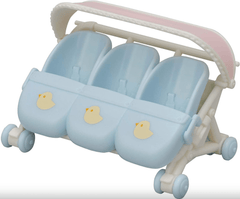 Sylvanian Families - Triplets Stroller 5533 - Colorland Toys