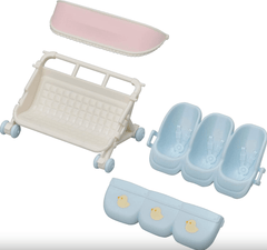 Sylvanian Families - Triplets Stroller 5533 - Colorland Toys