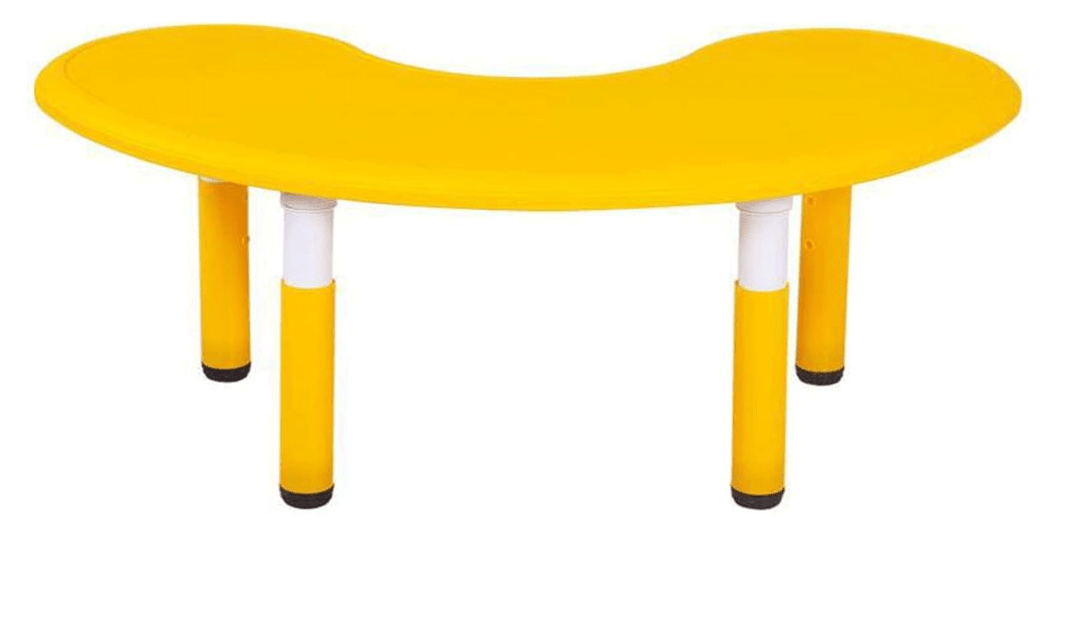Table Curved Yellow 02A - Colorland Toys