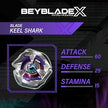Takara Tomy Beyblade X Keel Shark 3-60LF Booster Pack Set