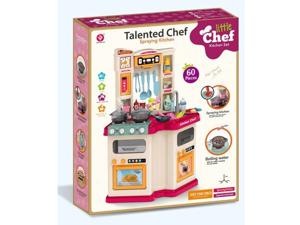 Talented Chef Spraying Kitchen Set — image 1