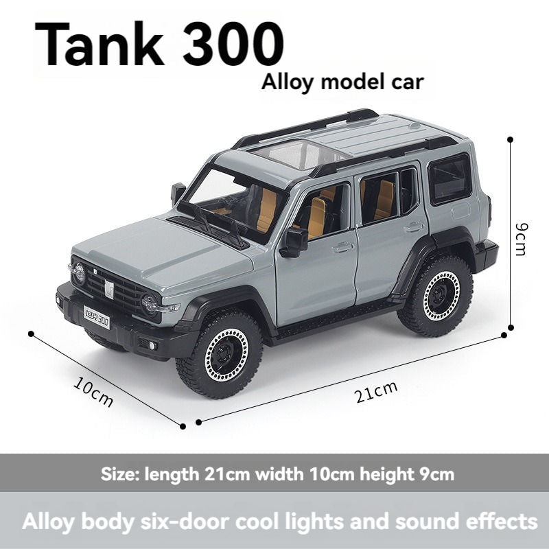 Tank 300 Diecast With Sound 1:24 Scale - Colorland Toys