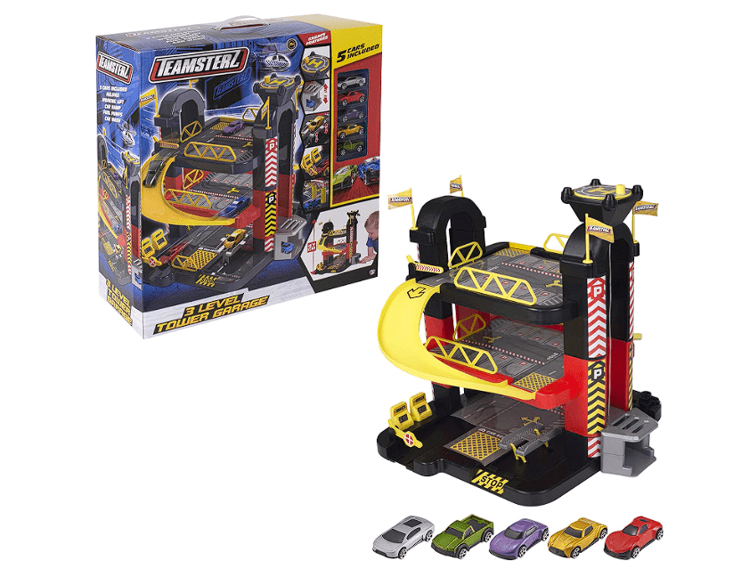 Teamsterz Metro City 3 - L Tower Garage With 5 - Cars HTI - 1416475 - Colorland Toys