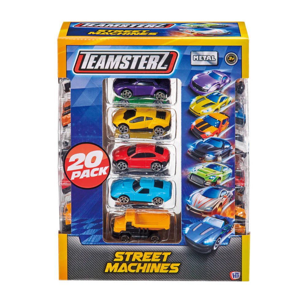 Teamsterz Street Machines Die - Cast 20 - Pack HTI - 1400010 - Colorland Toys