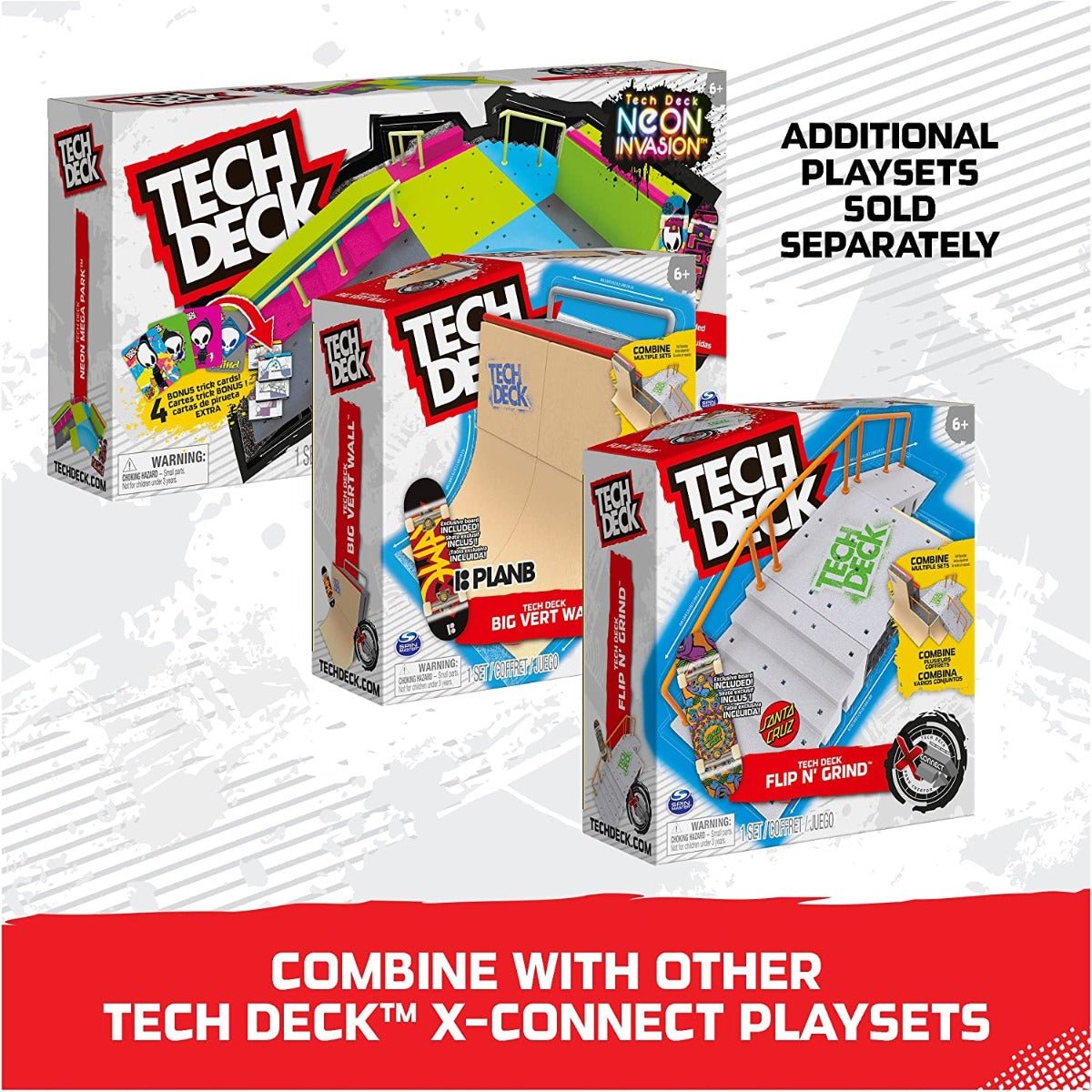 Tech Deck Neon Mega Park X - connect Creator 6063752 - Colorland Toys
