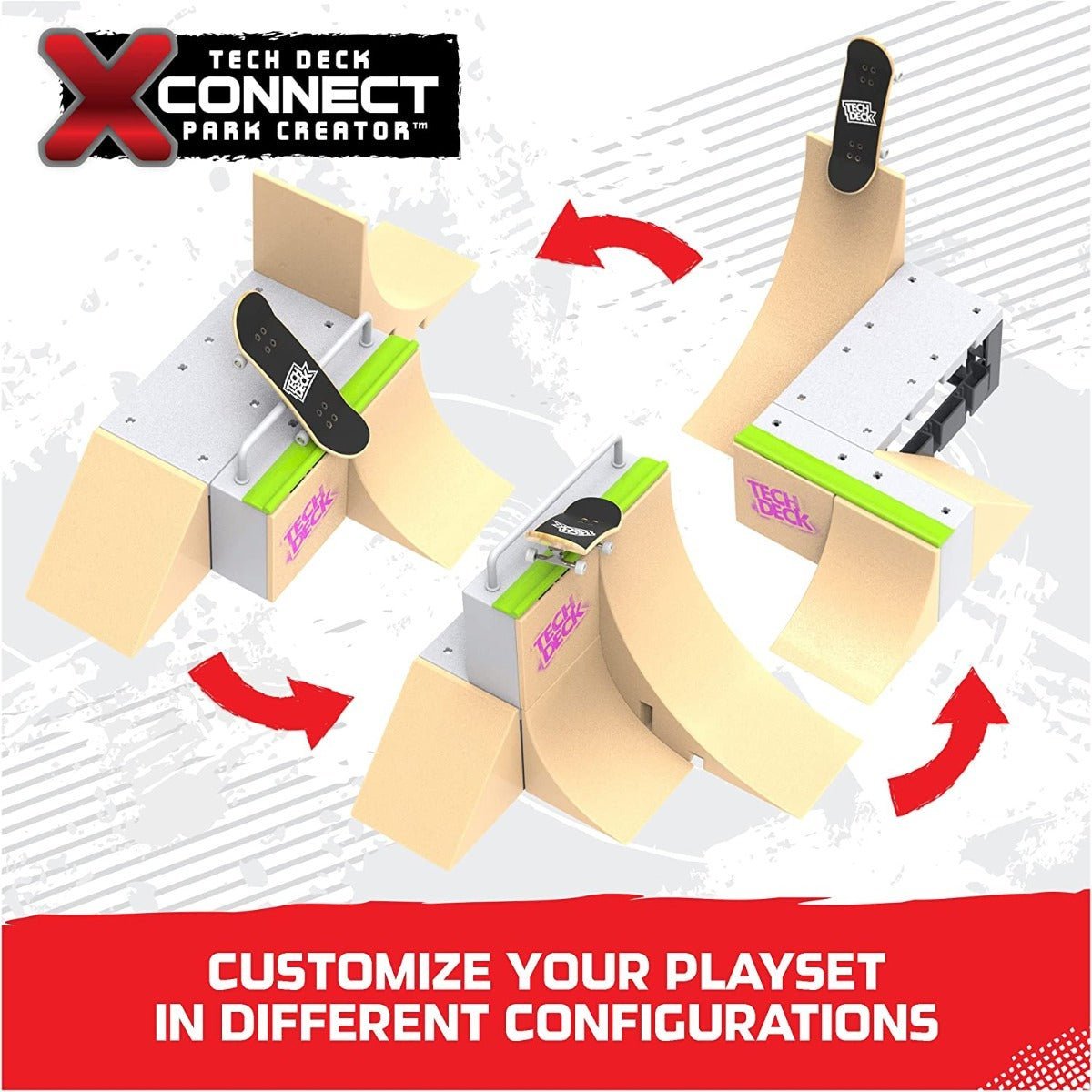 Tech Deck X - Connect Park Creator Starter Set 6061840 - Colorland Toys