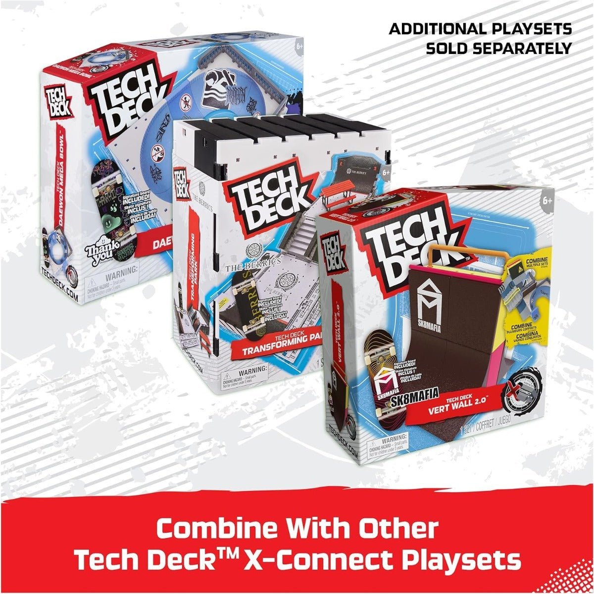 Tech Deck X - Connect Transforming Skatepark 6066471 - Colorland Toys
