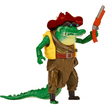 Teenage Mutant Ninja Turtles Action Figure - Leatherhead 83294