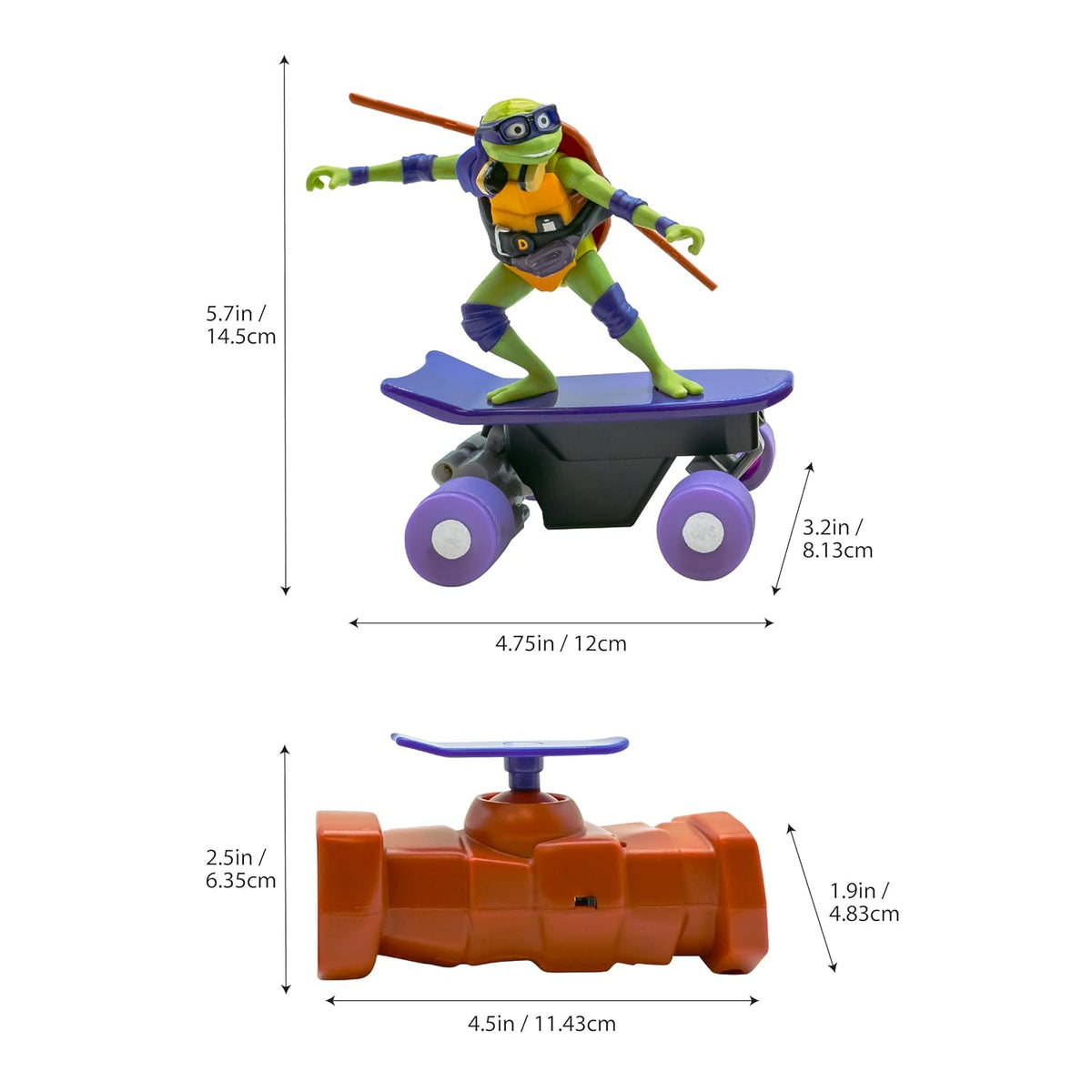 Teenage Mutant Ninja Turtles Half Pipe RC Donnie 71036/71051 — image 8