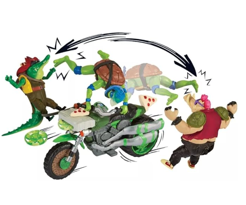 Teenage Mutant Ninja Turtles Ninja Kick Cycle with Leonardo Vehicle & Action Figure 83431 — image 3