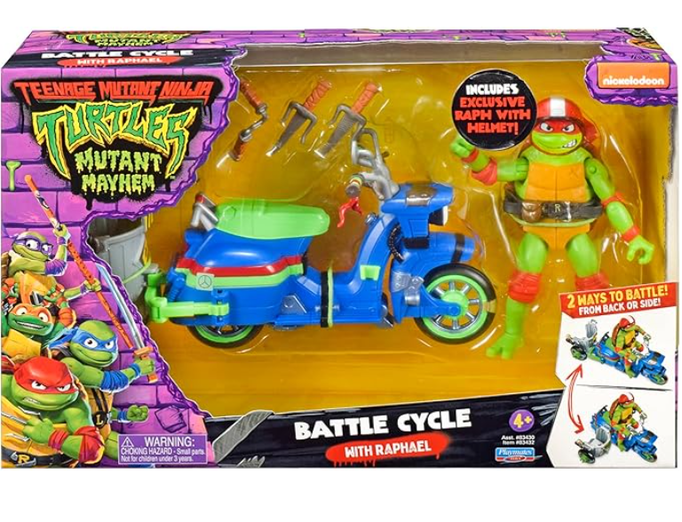 Teenage Mutant Ninja Turtles Ninja Kick Cycle with Raphael Vehicle & Action Figure 83432 — image 4