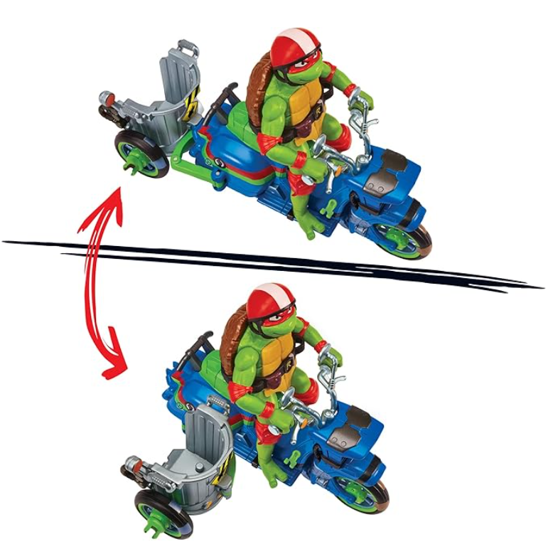 Teenage Mutant Ninja Turtles Ninja Kick Cycle with Raphael Vehicle & Action Figure 83432 — image 2