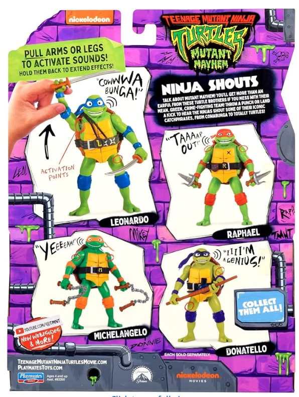Teenage Mutant Ninja Turtles Ninja Shouts Action Figure - Donatello 83352 — image 5