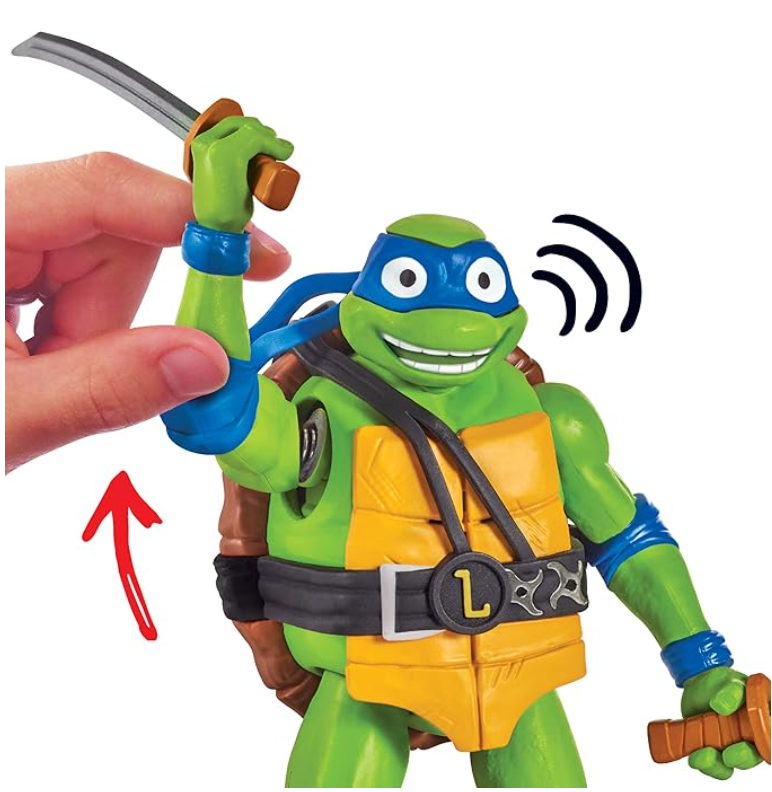 Teenage Mutant Ninja Turtles Ninja Shouts Action Figure - Leonardo 83351 — image 3