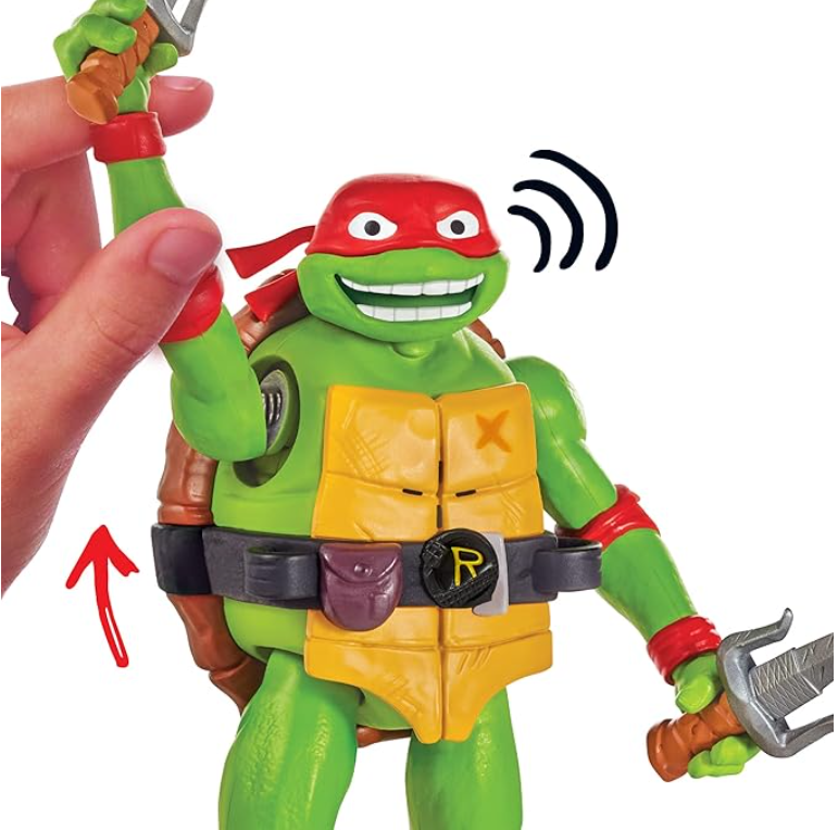 Teenage Mutant Ninja Turtles Ninja Shouts Action Figure - Raphael 83354 — image 3