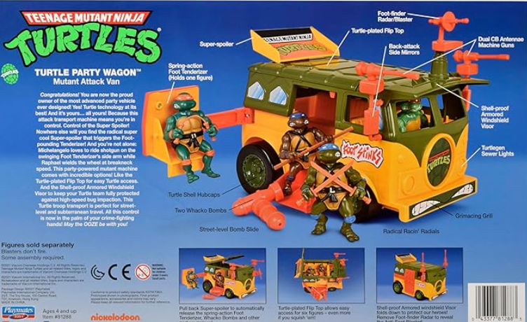 Teenage Mutant Ninja Turtles Party Wagon Vehicle 81288 — image 3