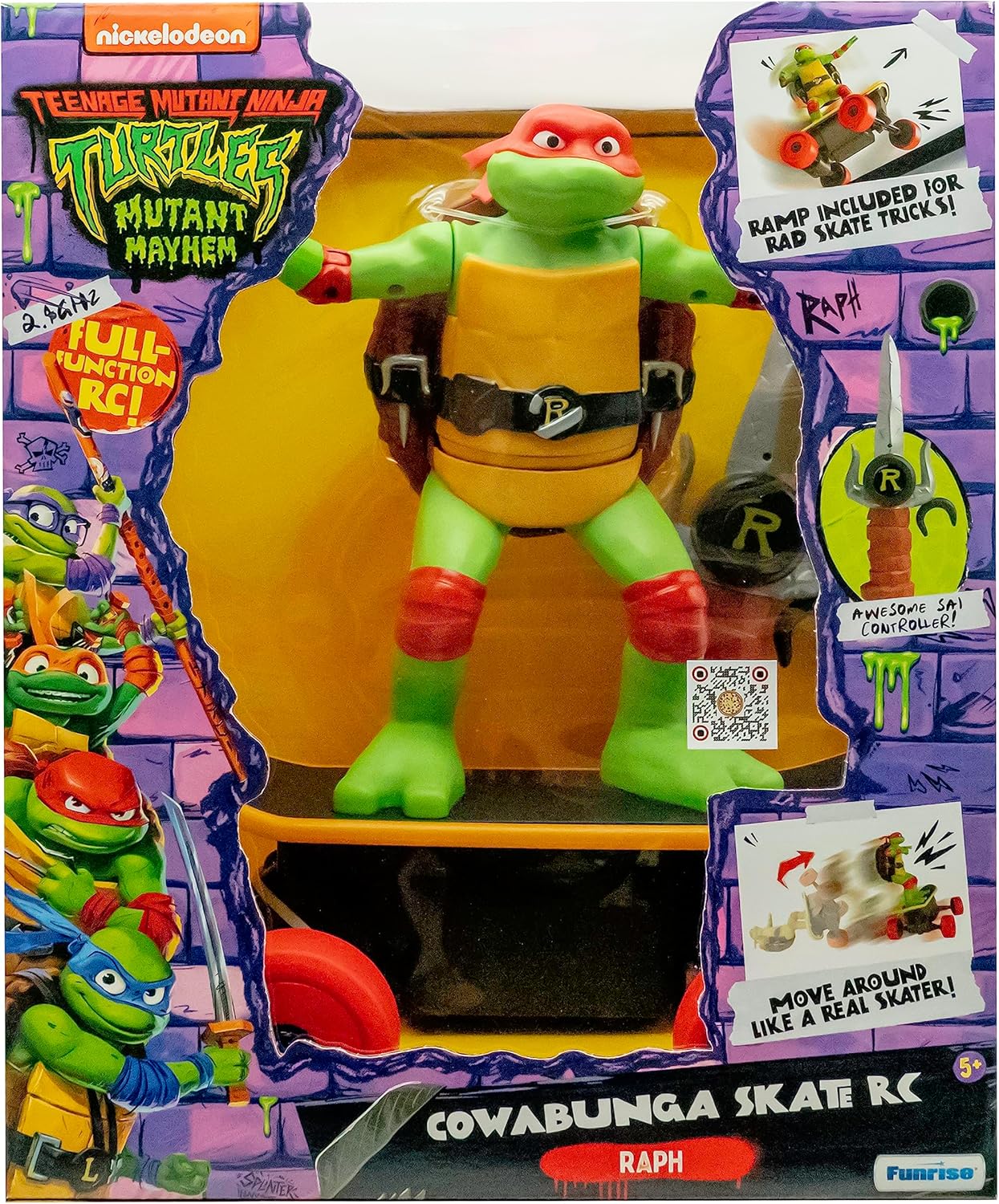 Teenage Mutant Ninja Turtles Rc Raph Cowabunga Skate 71039 - Colorland Toys