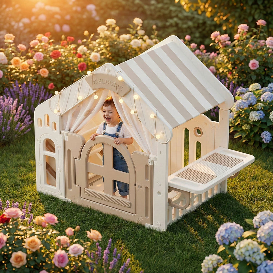 Tent House 147cm x 85cm x 118cm Beige TENT BEIGE — image 3