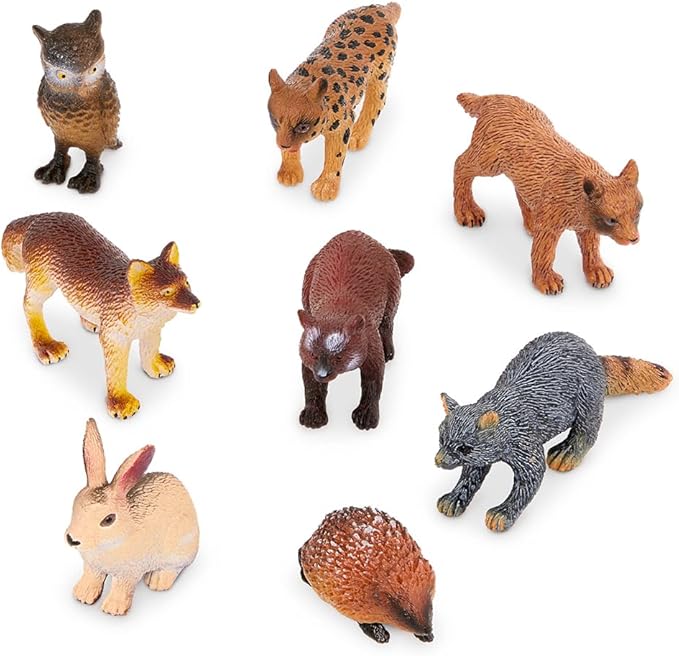 Terra 8-Pcs Forest Animals 4-9cm AN2880Z — image 1