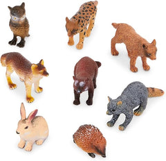 Terra 8-Pcs Forest Animals 4-9cm AN2880Z - Colorland Toys