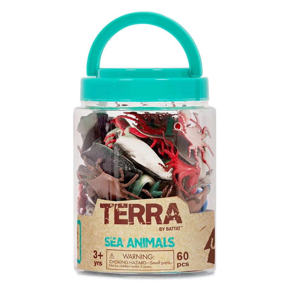 Terra Tub Of Sea Animals Figures 60pcs AN2871Z — image 3