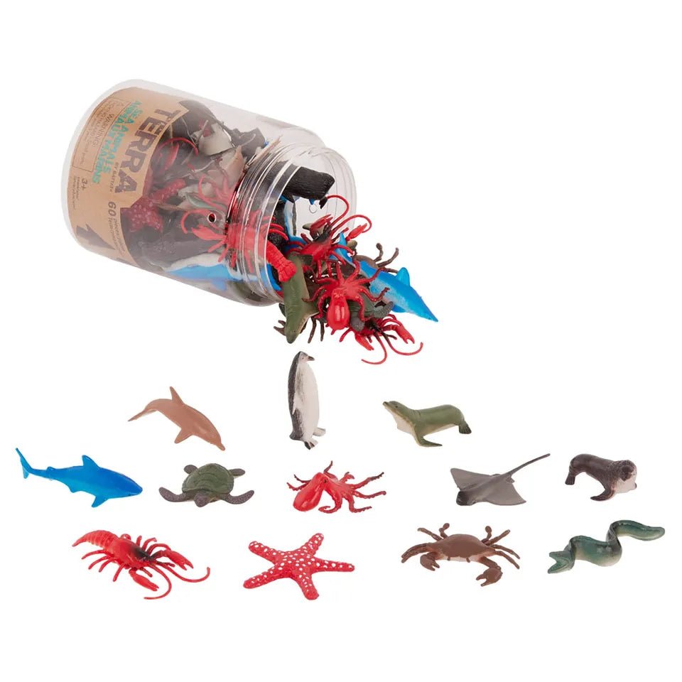 Terra Tub Of Sea Animals Figures 60pcs AN2871Z — image 1