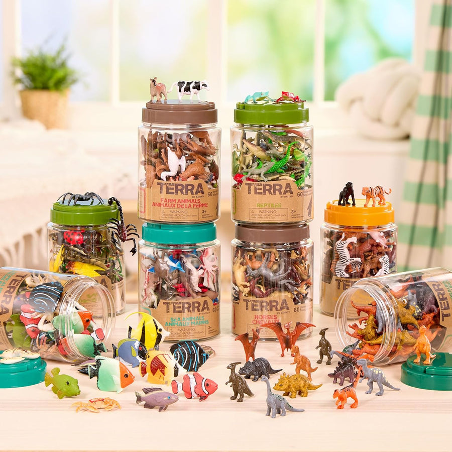 Terra Tub of Tropical Fish World Figures 60pcs AN2877Z — image 6