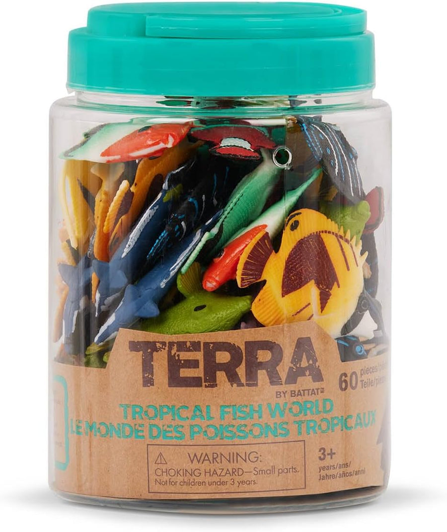 Terra Tub of Tropical Fish World Figures 60pcs AN2877Z — image 1