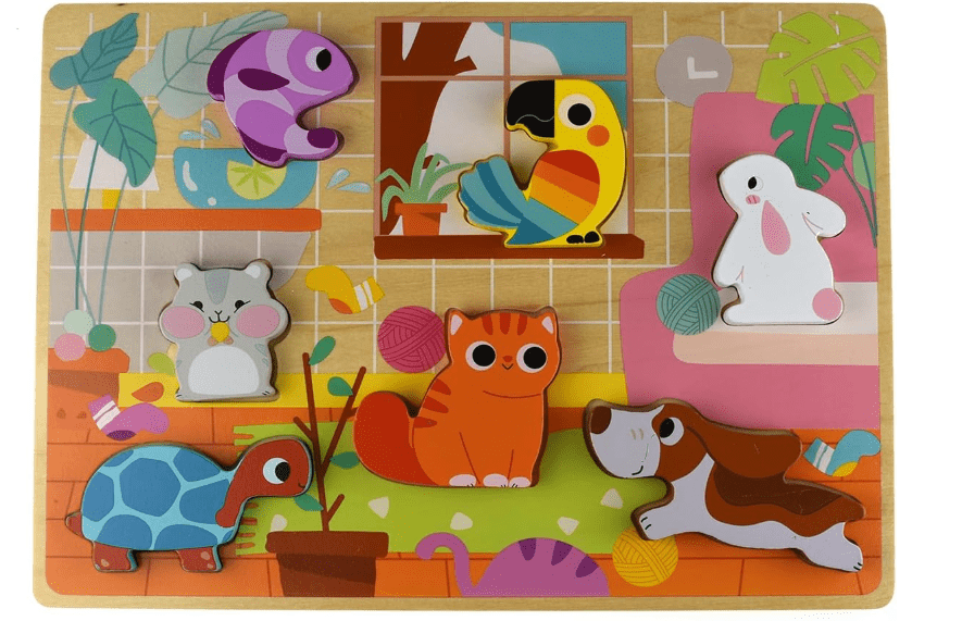 [TH635] Tooky Toy Chunky Puzzle Pet - Colorland Toys