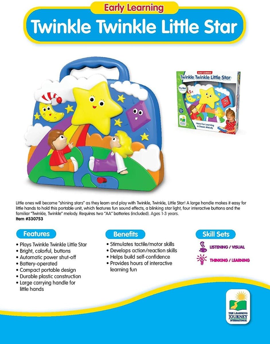The Learning Journey Early Twinkle Twinkle Little Star 330753 - Colorland Toys