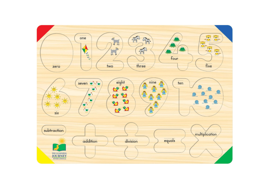 The Learning Journey Lift & Learn 123 Number Puzzle 285275 - Colorland Toys