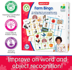 The Learning Journey - Match it! Farm Bingo 668436 - Colorland Toys
