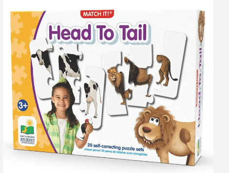 The Learning Journey Match It! Head to Tail 345726 - Colorland Toys