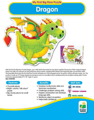 The Learning Journey My First Big Floor Puzzle Dragon 104750 - Colorland Toys