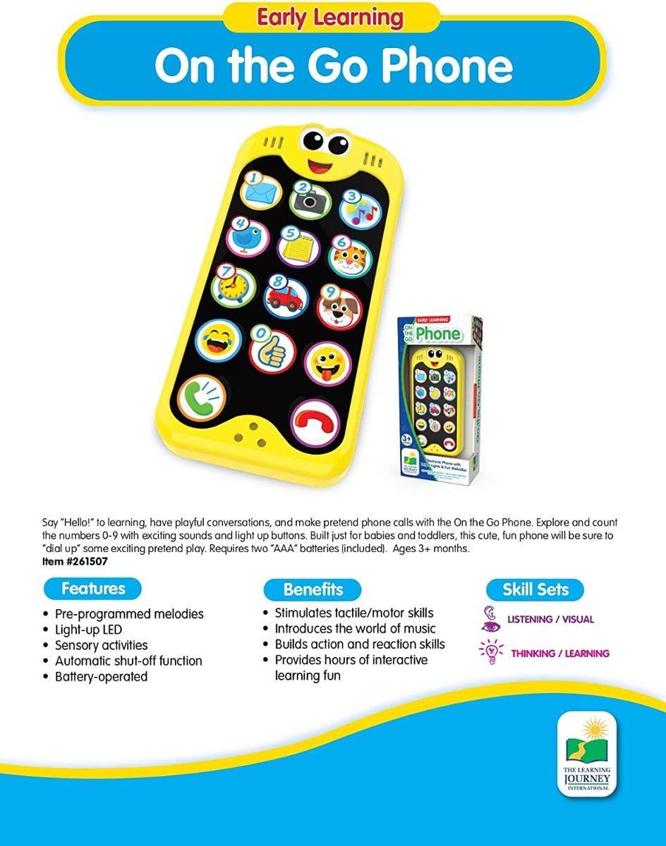 The Learning Journey On The Go Phone 261507 - Colorland Toys