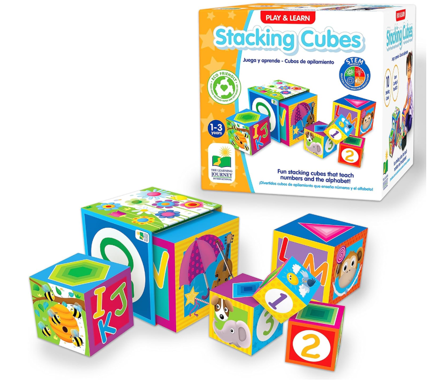 The Learning Journey Play & Learn Stacking Cubes 100257 — image 1