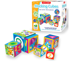 The Learning Journey Play & Learn Stacking Cubes 100257 - Colorland Toys