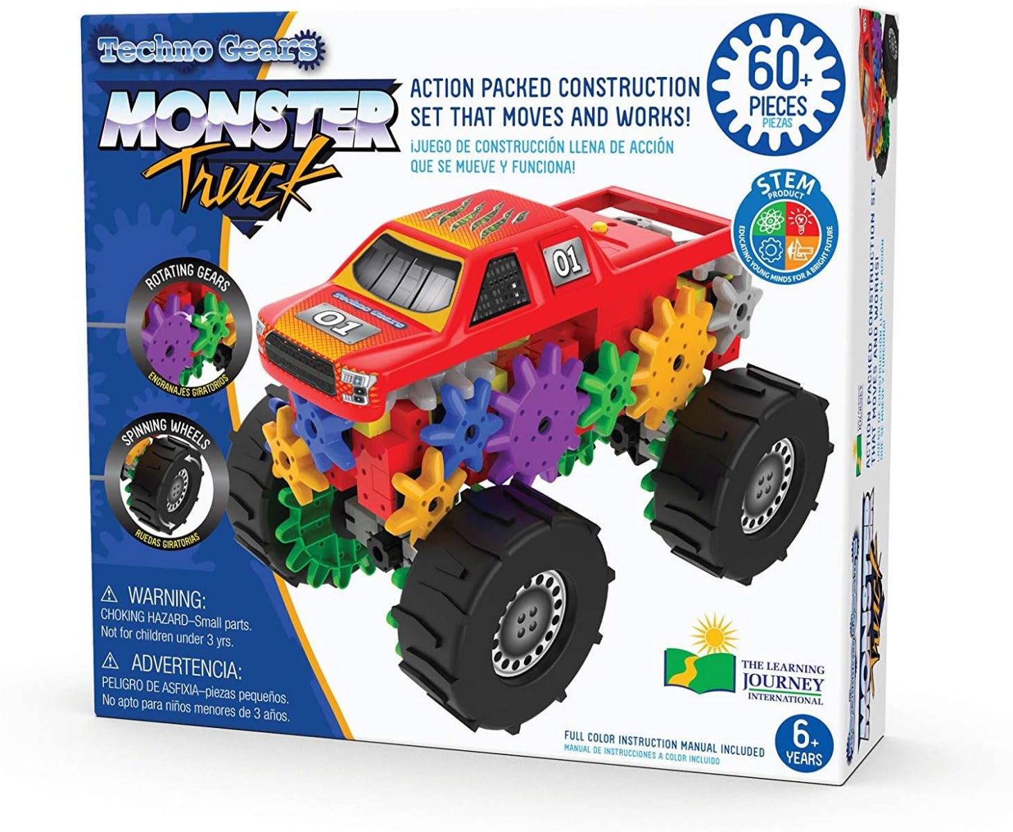 The Learning Journey Techno Gears Monster Truck 123454 - Colorland Toys