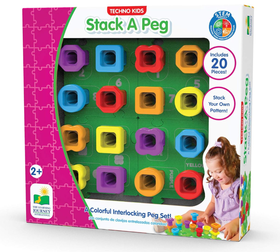 The Learning Journey Techno Kids Stack A Peg 406281 — image 1