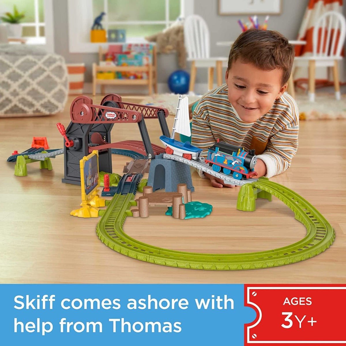 Thomas And Friends Bridge Lift Thomas And Skiff Refresh HGX65 - Colorland Toys