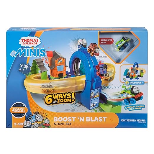 Thomas & Friends Minis Boost N Blast Stunt Set FJP36 - Colorland Toys